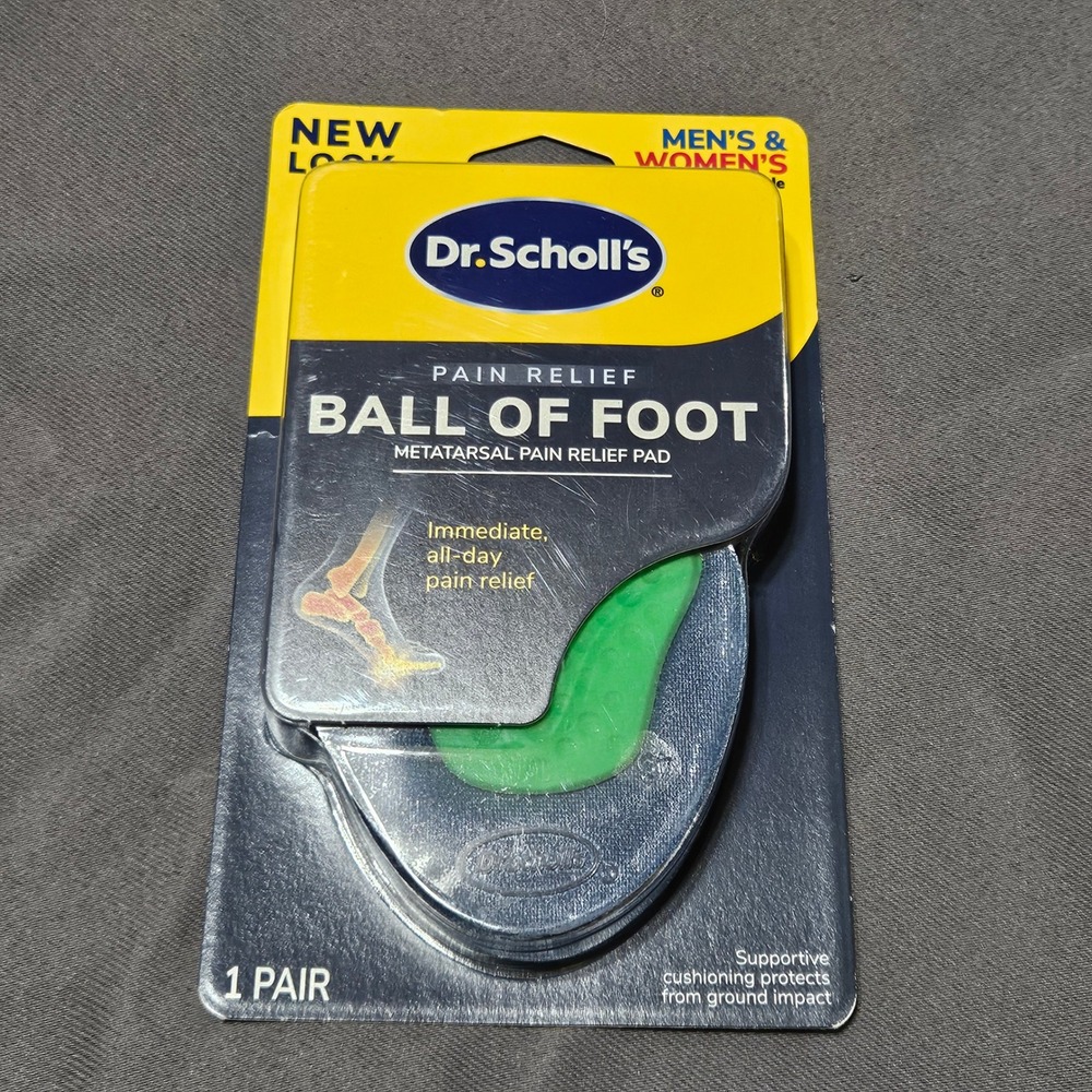 Dr. Scholl's Ball of Foot Metatarsal Pain Relief Pad 1 Pair Unisex C0779‎ NEW